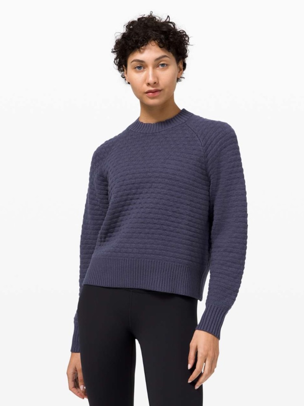 Lululemon Texture Play Crew Sweater
Cadet Blue